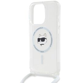 Karl Lagerfeld IML Choupette Head&amp;Cord MagSafe case for iPhone 15 Pro Max - transparent - Apple Cases - Cases - Techbox