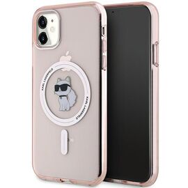 Karl Lagerfeld IML Choupette MagSafe case for iPhone 11 / Xr - pink | Techbox