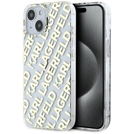 Karl Lagerfeld IML Fullover Logo case for iPhone 15 / 14 / 13 - gold - Apple Cases - Cases - Techbox