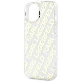 Karl Lagerfeld IML Fullover Logo case for iPhone 15 / 14 / 13 - gold - Apple Cases - Cases - Techbox
