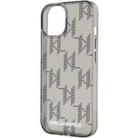 Karl Lagerfeld IML Mono KL Pattern &amp; Cord case for iPhone 15 / 14 / 13 - black - Apple Cases - Cases - Techbox