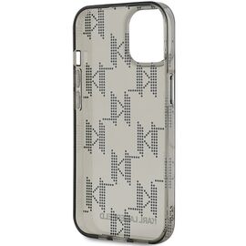 Karl Lagerfeld IML Mono KL Pattern &amp; Cord case for iPhone 15 / 14 / 13 - black - Apple Cases - Cases - Techbox