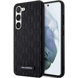 Karl Lagerfeld Saffiano Mono Metal Logo case for Samsung Galaxy S24 - black | Techbox