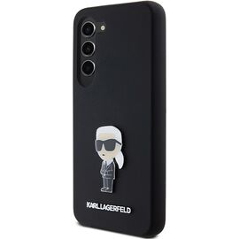 Karl Lagerfeld Silicone Ikonik Metal Pin case for Samsung Galaxy S24+ - black | Techbox