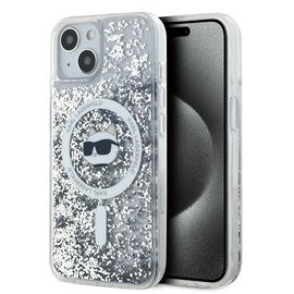 Karl Lagerfeld Liquid Glitter Choupette Head MagSafe case for iPhone 15 / 14 / 13 - transparent - Uncategorized Cases (2) - Cases - Techbox