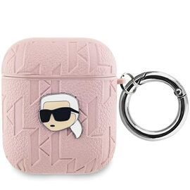 Karl Lagerfeld Monogram Karl Head case for AirPods 1 / 2 - pink - Smartphone Accessories - Cables & Accessories - Techbox
