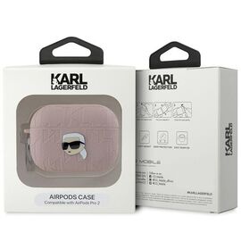 Karl Lagerfeld Monogram Karl Head case for AirPods Pro 2 - pink - Smartphone Accessories - Cables & Accessories - Techbox