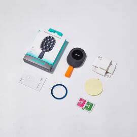 Joyroom JR-ZS393-S magnetic holder with suction cups for 4.7-7" phone - black and orange | Techbox