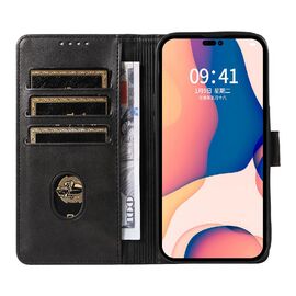 Leather Book Case for iPhone 16 Pro Max - black - Apple Cases - Cases - Techbox