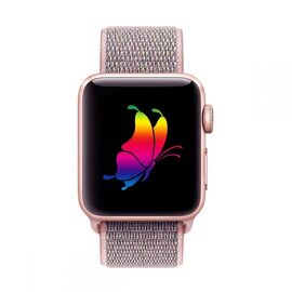 Tech-Protect Nylon Strap for Apple Watch 4 / 5 / 6 / 7 / 8 / 9 / SE (38/40/41 mm) - Pink | Techbox