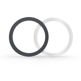 Tech-Protect MagMat MagSafe magnetic ring universal - black / silver (2 pcs.) - Smartphone Accessories - Cables & Accessories - Techbox