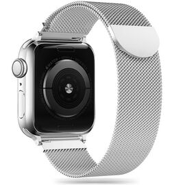 Tech-Protect MilaneseBand for Apple Watch 4 / 5 / 6 / 7 / 8 / 9 / SE / Ultra 1 / 2 (42/44/45/49 mm) - Silver | Techbox