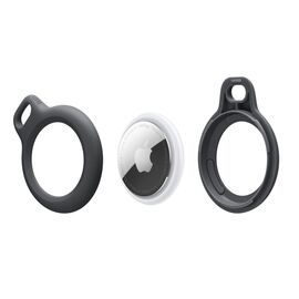 Tech-Protect Rough case for Apple AirTag with ring - black - Smartphone Accessories - Cables & Accessories - Techbox