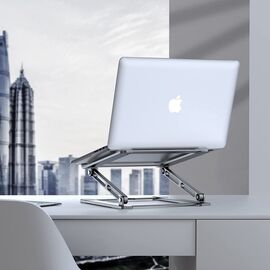 Tech-Protect ULS400 universal foldable stand for laptops up to 17" - silver | Techbox