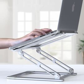 Tech-Protect ULS400 universal foldable stand for laptops up to 17" - silver | Techbox