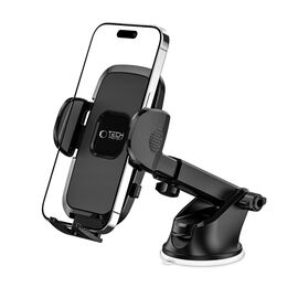 Tech-Protect V3 Car Phone Holder for Windshield/Cockpit - Black - Smartphone Holders - Smartphones - Techbox