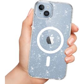 Tech-Protect FlexAir Hybrid MagSafe iPhone 13/14 Case - Clear Glitter | Techbox