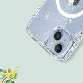 Tech-Protect FlexAir Hybrid MagSafe iPhone 13/14 Case - Clear Glitter | Techbox