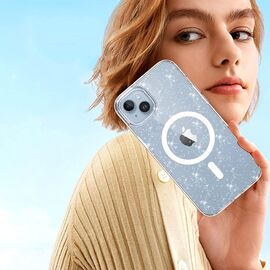 Tech-Protect FlexAir Hybrid MagSafe iPhone 13/14 Case - Clear Glitter | Techbox