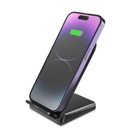 Tech-Protect QI15W-S2 inductive charger 15W in the form of a stand - black | Techbox