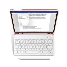 Tech-Protect SC Pen + Keyboard Case with Keyboard for iPad 10.9" 2022 - Pink | Techbox