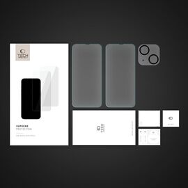 Tech-Protect Supreme Set for iPhone 14 2x tempered glass for display / tempered glass for camera | Techbox
