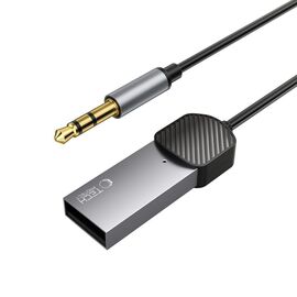 Tech-Protect UltraBoost audio adapter mini jack 3.5mm (male) / Bluetooth - gray | Techbox