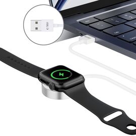 Tech-Protect UltraBoost Magnetic Inductive Charger with USB-A Connector for Apple Watch 1.2m - White | Techbox