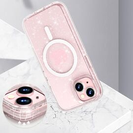 Tech-Protect FlexAir Hybrid MagSafe iPhone 15 Case - Clear Glitter | Techbox
