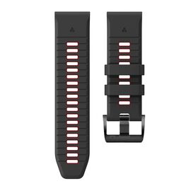 Tech-Protect IconBand Pro Strap for Garmin Fenix 3 / 5X / 3HR / 5X Plus / 6X / 6X Pro / 7X - Black/Red - Accessories - Smartwatches & Accessories - Techbox