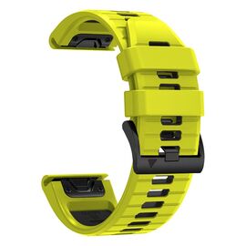 Tech-Protect IconBand Pro Strap for Garmin Fenix 3 / 5X / 3HR / 5X Plus / 6X / 6X Pro / 7X - Lime Black - Accessories - Smartwatches & Accessories - Techbox