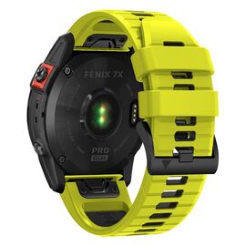 Tech-Protect IconBand Pro Strap for Garmin Fenix 3 / 5X / 3HR / 5X Plus / 6X / 6X Pro / 7X - Lime Black - Accessories - Smartwatches & Accessories - Techbox