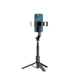 Tech-Protect L05S Bluetooth Selfie Stick with Tripod up to 105cm with LED Light - Black - Cameras Accessories - Action Cameras - Techbox