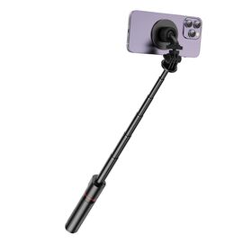 Tech-Protect L06S Bluetooth magnetic selfie stick with MagSafe, remote control, tripod up to 82cm and 360 head - black - Cameras Accessories - Action Cameras - Techbox