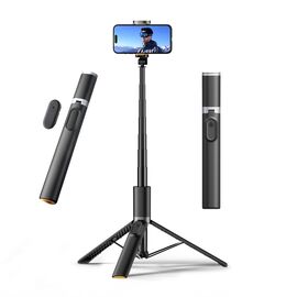 Tech-Protect L08S Bluetooth Selfie Stick with Remote Control, Tripod up to 141cm - Black - Cameras Accessories - Action Cameras - Techbox