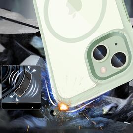 Tech-Protect MagMat MagSafe iPhone 15 Case - Clear Green | Techbox
