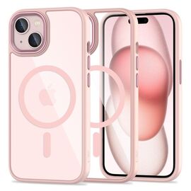 Tech-Protect MagMat MagSafe iPhone 15 Case - Clear Pink | Techbox