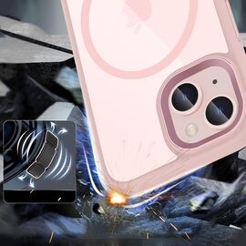 Tech-Protect MagMat MagSafe iPhone 15 Case - Clear Pink | Techbox