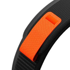 Tech-Protect Nylon Strap for Garmin Fenix 5 / 6 / 6 Pro / 7 - Black/Orange - Accessories - Smartwatches & Accessories - Techbox