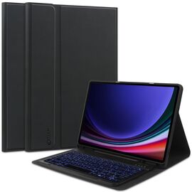 Tech-Protect SC Pen + Keyboard Case with Keyboard for Samsung Galaxy Tab S9 FE+ 12.4" X610 / X616B - Black | Techbox