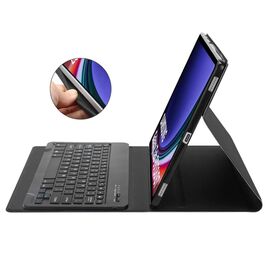 Tech-Protect SC Pen + Keyboard Case with Keyboard for Samsung Galaxy Tab S9 FE+ 12.4" X610 / X616B - Black | Techbox