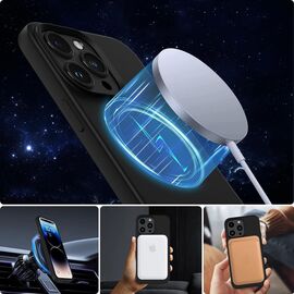 Tech-Protect Silicone MagSafe Case for iPhone 13 / 14 - Black | Techbox