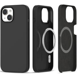 Tech-Protect Silicone MagSafe iPhone 15 Case - Matte Black | Techbox