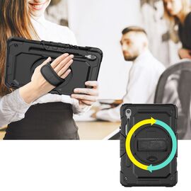 Tech-Protect Solid360 Case for Samsung Galaxy Tab S9 FE 10.9" X510 / X516B - Black | Techbox
