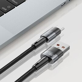 Tech-Protect UltraBoost USB-C / USB-A Cable 66W 6A 0.5m - Gray - Cables & Adapters - Cables & Accessories - Techbox