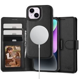 Tech-Protect Wallet MagSafe case for iPhone 15 - black | Techbox