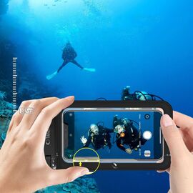 Tech-Protect Waterproof Case UWC9 waterproof for devices up to 8.9" - black and orange | Techbox