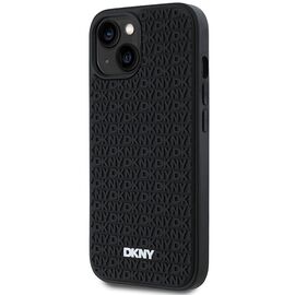 DKNY 3D Rubber Repeat Pattern case for iPhone 15/14/13 - black - Uncategorized Cases (2) - Cases - Techbox