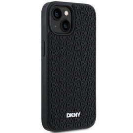 DKNY 3D Rubber Repeat Pattern case for iPhone 15/14/13 - black - Uncategorized Cases (2) - Cases - Techbox
