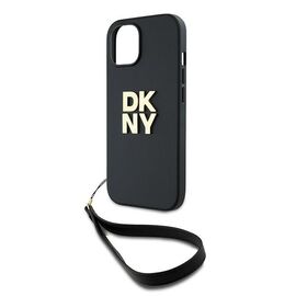 DKNY Wrist Strap Stock Logo case for iPhone 14 / 15 / 13 - black - Uncategorized Cases (2) - Cases - Techbox